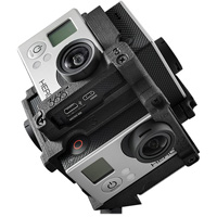 Freedom 360 F360 mount for GoPro HERO4/3+ hire from RENTaCAM